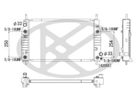 Радиатор охлаждения двигателя Радиатор охлаждения двигателя
