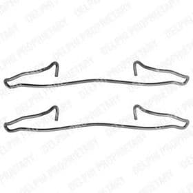 Комплектующие дисковых тормозных колодок Комплектующие дисковых тормозных колодок