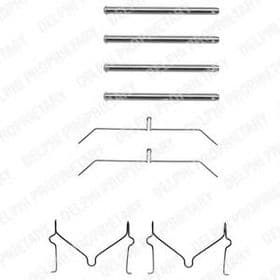 Комплектующие дисковых тормозных колодок Комплектующие дисковых тормозных колодок
