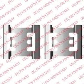 Комплектующие дисковых тормозных колодок Комплектующие дисковых тормозных колодок