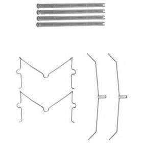 Комплектующие дисковых тормозных колодок Комплектующие дисковых тормозных колодок
