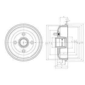 Тормозной барабан Тормозной барабан