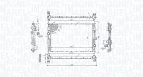 Радіатор охолодження двигуна Радіатор охолодження двигуна