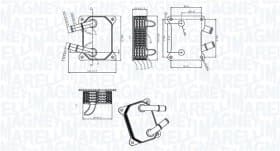 Оливний радіатор двигуна Оливний радіатор двигуна