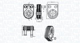 Оливний радіатор двигуна Оливний радіатор двигуна