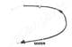 BC-5002R Japanparts Трос ручного гальма для Mitsubishi Colt