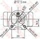 BWC248 TRW Колісний гальмівний циліндр