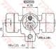 BWD138 TRW Колесный тормозной цилиндр