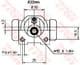 BWF253 TRW Колісний гальмівний циліндр
