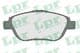 05P1590 LPR Гальмівні колодки
