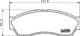 8DB 355 013-431 Behr Hella Гальмівні колодки для Rover CityRover