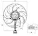 47373 NRF Вентилятор системи охолодження двигуна
