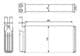 54243 NRF Радиатор печки для SAAB 9000