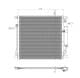350502 NRF Радіатор кондиціонера