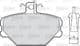 598095 Valeo Тормозные колодки