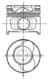 87-123400-20 Nüral Поршень двигателя