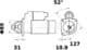MS 65 Mahle Стартер для Daihatsu Materia
