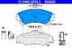 13.0460-2830.2 ATE Тормозные колодки