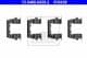 13.0460-0439.2 ATE Компоненти дискових гальмівних колодок