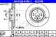 24.0132-0158.1 ATE Гальмівний диск