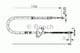 1 987 477 122 Bosch Трос ручного гальма для Mercedes T1