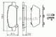 0 986 424 650 Bosch Гальмівні колодки