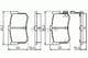 0 986 495 121 Bosch Гальмівні колодки для Hyundai Sonata