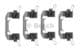 1 987 474 656 Bosch Компоненти дискових гальмівних колодок