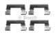 1 987 474 668 Bosch Компоненти дискових гальмівних колодок