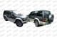 MB1554003 Prasco Ліхтар покажчика повороту для Mitsubishi Pajero