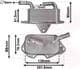 03013703 Van Wezel Масляный радиатор двигателя