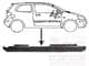 8251104 Van Wezel Порог для Hyundai Getz