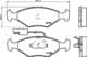 2119501 Textar Гальмівні колодки