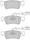 FBP-1552 Fremax Гальмівні колодки для Volkswagen Touareg