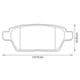 572653J Jurid Гальмівні колодки для Mazda 6