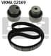 VKMA 02169 SKF Комплект ремня ГРМ