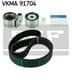 VKMA 91704 SKF Комплект ременя ГРМ