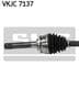 VKJC 7137 SKF Полуось