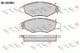BL1652B4 FTE Гальмівні колодки
