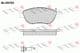 BL1857A3 FTE Тормозные колодки