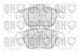 BP1558 Quinton Hazell Гальмівні колодки