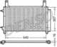 DCN15004 Denso Радіатор кондиціонера