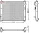 drm46078 Denso Радиатор охлаждения двигателя