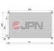 60c9100jpn JPN Радиатор кондиционера для Honda Civic