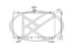 pl031648 Koyorad Радиатор охлаждения двигателя для Mitsubishi Grandis