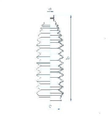 84125 Spidan Пыльник рулевой рейки