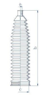 84218 Spidan Пильник кермової рейки