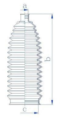 84231 Spidan Пильник кермової рейки
