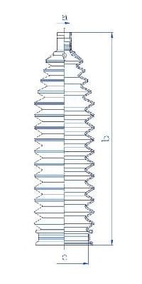 84238 Spidan Пильник кермової рейки