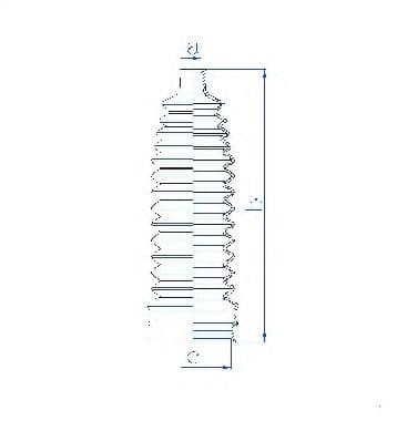 84262 Spidan Пыльник рулевой рейки